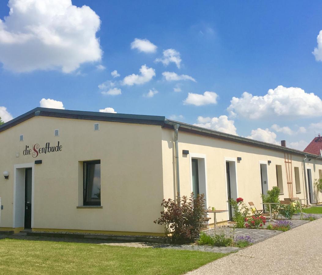 Die Senfbude - Klein Aber Fein - Wunderschoenes Studio-Apartment Mit Terrasse Und Stellplatz Λειψία Εξωτερικό φωτογραφία