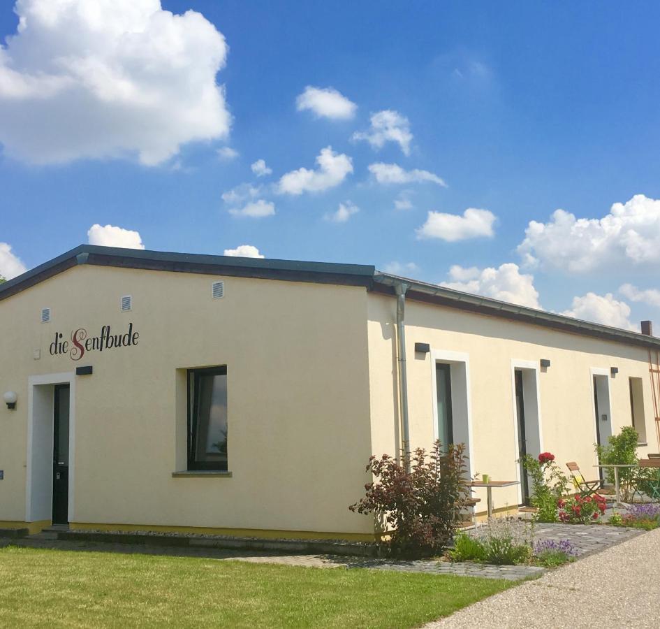 Die Senfbude - Klein Aber Fein - Wunderschoenes Studio-Apartment Mit Terrasse Und Stellplatz Λειψία Εξωτερικό φωτογραφία